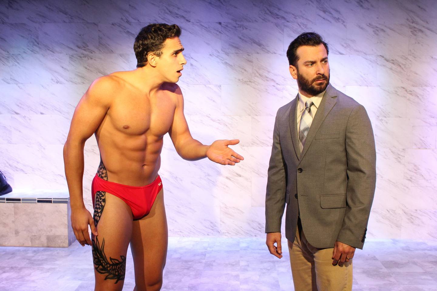 ‘Red Speedo’ represents a nice depature from Ronnie Larsen’s usual fare